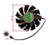 Вентилятор кулер для видеокарты Gigabyte RTX 4070 Ti Super Eagle (orgnl) 87 мм Everflow T129215SU (PLA09215S12H) (№536.03) - изображение 2