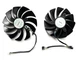 Вентилятор кулер для відеокарти Zotac RTX 3060 Ti 3070 Ti Twin Edge (orgnl) Apistek GA92S2U GAA8S2U (CF9015H12S GFY09215M12SPA) комплект 2 шт (№350) - зображення 2