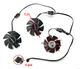 Вентилятор кулер для відеокарти Gigabyte RTX 4060 LP Low Profile 47 мм 4-pin ARX FS1250-S2053A (PLD05010S12H GA51S2H) комплект 3 шт (№403.05) - зображення 3