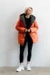 Жіноча двостороння зимова куртка з капюшоном Seventeen XXL-3XL Темно-помаранчевий (2000000183428) - изображение 6