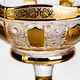 Ваза для фруктов Bohemia Gold стеклянная на ножке 26 см Yiwu HP-34-137 - изображение 3