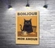 Картина Bonjour mon amour 40x60 см Модуль №1 (006296) - изображение 1