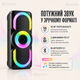 Портативна Bluetooth колонка 16 Вт з RGB підсвіткою, бездротова акумуляторна колонка FM USB SD/TF AUX для дому та відпочинку - зображення 2
