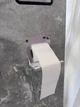 Вбудований тримач для туалетного паперу VinBoxMini White 14×15,5 см, тримач для туалетного паперу прихованого монтажу - зображення 2
