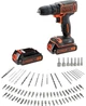 Дриль-шуруповерт Black+Decker 18 В з 2 акумуляторами 1.5 Аг (BDCDC18BAFC-QW) - зображення 2
