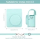 Чохол для Fujifilm Instax Mini 13 Case Lagoon Green зелений, чохол сумісний з камерами Mini 13/12/11/9 (без фотоапарата) модель 2026 - зображення 2