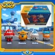 Набір ігрових фігурок-трансформерів Super Wings Transform-a-bots Супер Крила 4 герої - зображення 1
