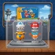 Набір ігрових фігурок-трансформерів Super Wings Transform-a-bots Супер Крила 4 герої - зображення 2