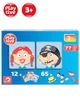 Магнитный пазл-головоломка "Лица", 77 деталей, Playtive - изображение 1