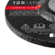 Круг зачисний по металу Dnipro-M 125 6,0 22,2 5 шт/уп. - изображение 3