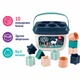 Дитячий сортер для малюків Fisher-Price Baby’s First Blocks Navy Fawn відерце з 10 кольоровими кубиками від 6 місяців (SKU-346) - зображення 2