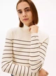 Гольф-водолазка женская Tommy Hilfiger XW07450-AFA(Ivory Stripe) M Айвори (198296688351) - изображение 4
