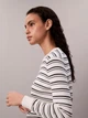 Джемпер женский Calvin Klein 47B368G-YAS(Tofu Stripe Combo) XS Экрю (196669803851) - изображение 4