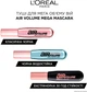 Туш для ресниц L'Oreal Paris Air Volume Mega Mascara Black 9.4 мл - изображение 4