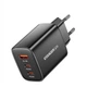 Зарядний пристрій Essager GaN 65W для телефону, планшета, ноутбука, 2 x USB-C+USB-A (ES-X57), чорний - зображення 11