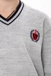 Дитячий джемпер для хлопчика зі смужками NoBrand 146 Сірий (p-20883-251553) - зображення 3