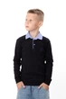 Дитячий джемпер для хлопчика NoBrand 110 Темно-синій (p-20890-251663) - изображение 3