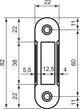 AGB Art. B014029603 Відповідна планка Polaris Easy-Fix 1,2 мм латунь (45824) 5003 - изображение 3