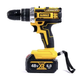 Набор аккумуляторных инструментов DeWalt Профессиональный комплект электроинструмента для строительства Шуруповерт с перфоратором Угловая шлифмашина и гайковерт - изображение 8