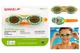 Дитячі окуляри для плавання Speedo Kids Glide Print з регульованим ремінцем, персиковий, 3–6 років - изображение 2
