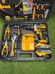 Ударный шуруповерт Krafftec PRO DCD791 48V 6Ah 95 Нм, аккумуляторная дрель с 2 АКБ, кейсом и набором инструментов - изображение 6