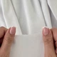 Ткань Интерлок, трикотажное полотно, трикотаж, 190 гр/м2 180 см хлопок, плотная, мягкая, натуральная, для футболок белый - изображение 4