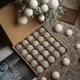 Набор елочных новогодних шаров "Бархат" 25 шт. Серый НЮД - изображение 3