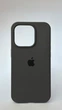 Чохол WAVE Full Silicone Case із захистом 360 по корпусу з внутрішнєю мікрофіброю для iPhone 16 Pro Max Dark Gray - зображення 1