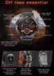 Смарт-годинник Hardy AK82 AMOLED, дзвінки, пульсометр, водозахист, 800mAh батарея, 2 ремінці - изображение 6