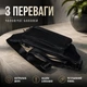 Удобная повседневная сумка-бананка из натуральной черной кожи на молнии Qvant (202) - Черного цвета - изображение 5