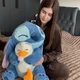 Мягкая игрушка Стич с утёнком 60 см Синяя Антистресс - изображение 3