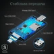 OTG Card Reader 3 в 1 Stone SD/TF Type-C концентратор разветвитель юсб хаб (ST-SC094) - изображение 3
