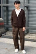 Кардиган Uniqlo 52(XL) Коричневий (154932) - зображення 9