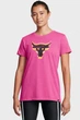 Жіноча малинова футболка Pjt Rck W Underground Core T Under Armour XS 1382708-686 - зображення 1