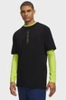 Чоловіча чорна футболка UA M 60/40S UA BLUR SS-BLK Under Armour LG 6013614-008 - изображение 2