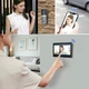 Wideodomofon TUYA Wi-Fi 2-przewodowy IP55 Szaro-czarny (HS083793) - obraz 2