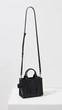 Кожаная сумка Marc Jacobs The Leather Micro Tote черная - изображение 3