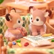 Набір фігурок Sylvanian Families Квіткові оленята-двійнята на машинці (5800) - зображення 4