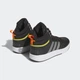 Чоловічі Кеди Adidas Hoophs 3.0 Mid Lifestyle Core Black/Iron Metallic/Pulse Olive р. 9/42.5/27.5см - зображення 5