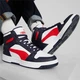 Мужские Кеды Puma Rebound LayUp Parisian Night/High Risk Red/White р. 9/42/27см - изображение 5