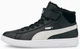 Кеди Puma Kids Smash V2 Mid Fur Black/White р. 10.5/27.5/17.5см - зображення 1