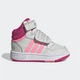 Кроссовки Adidas Kids Hoops Mid Grey One/Team Real Magenta/Beam Pink р. 9/26/16.5см - изображение 9