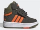 Кроссовки Adidas Kids Hoophs Mid Lifestyle Shadow Olive/Impact Orange/Focus Olive р. 9/26/16.5см - изображение 1