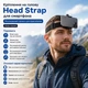 Крепление на голову Head Strap для смартфона, регулируемый держатель для видеосъемки, цвет черный - изображение 2