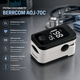Пульсоксиметр Berrcom AOJ-70C, измерение SpO2 и пульса, LED-дисплей, точность ±2%, AAA, шнурок, черный - изображение 1