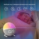Световой будильник с восходом солнца AFEXOA, RGB ночник, 7 мелодий, 9 цветов, таймер сна и повтор. - Уценка - изображение 5