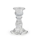 Подсвечник стеклянный для столовой свечи Kaktus Royal Candle прозрачный 10см - изображение 1