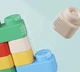 Детский мягкий конструктор Loyvin Soft Building Blocks, 80 деталей (силиконовый/резиновый конструктор) - изображение 5