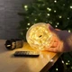 Светодиодная гирлянда Роса 150 метров теплый белый свет белый провод 1500 LED 8 режимов с пультом - изображение 2