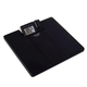 Весы напольные электронные максимальный вес 180 кг ЖК-дисплей проектор для ванной черный Adler MC-1890 - изображение 4